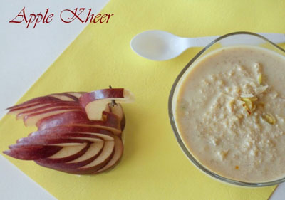 Apple Kheer Recipe 